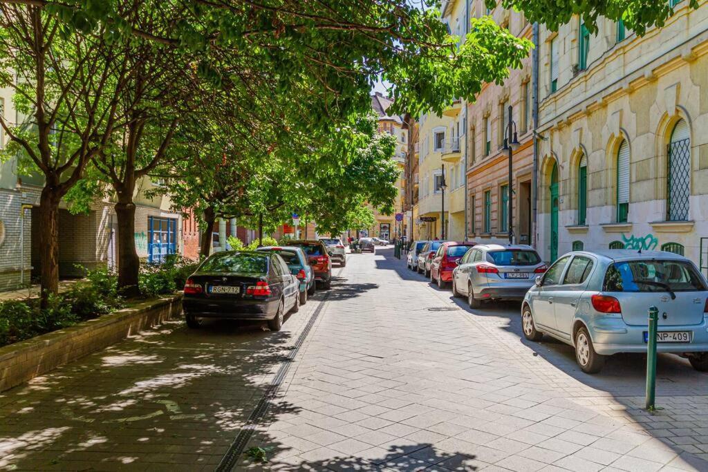 Roomy Apartment 80Sqm At City Center Free Parking Space, Ac & Balcony Budapeste Exterior foto